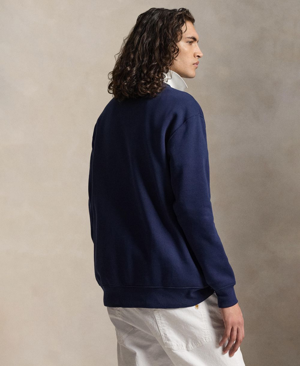 Men's Big & Tall Polo Bear Fleece Sweatshirt