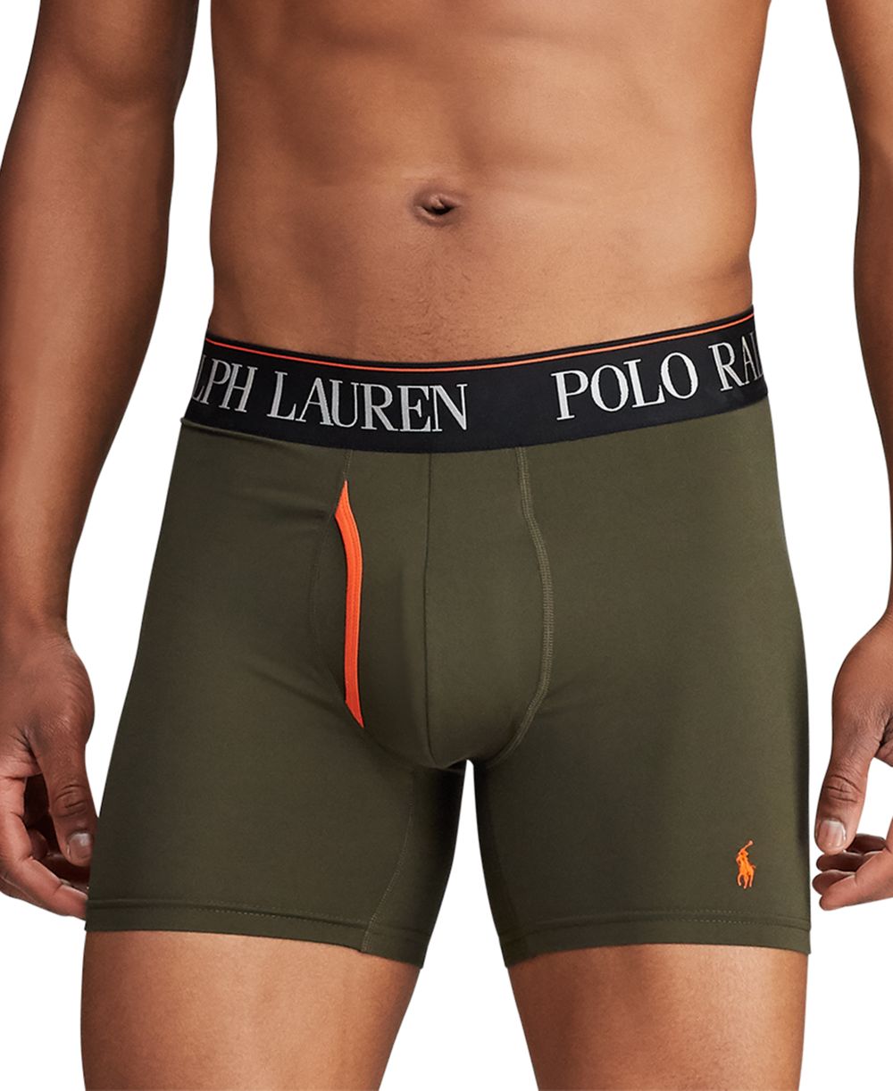 Men's 3-Pack 4-D Flex Cool Microfiber Boxer Briefs