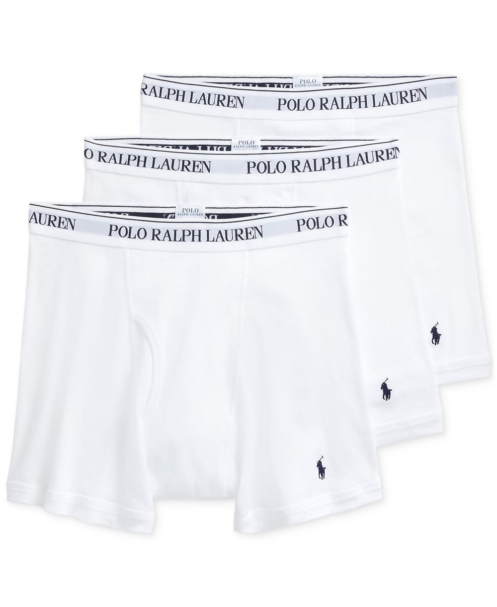 Men's 3-Pack Classic Cotton Boxer Briefs