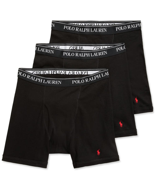 Men's 3-Pack Classic Cotton Boxer Briefs