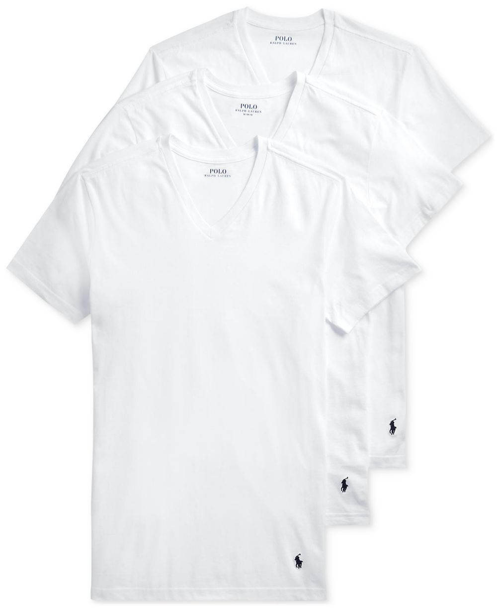 Men's 3-Pack Slim Fit V-Neck Undershirts