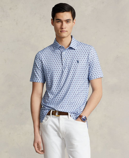 Men's Classic-Fit Performance Jersey Polo Shirt