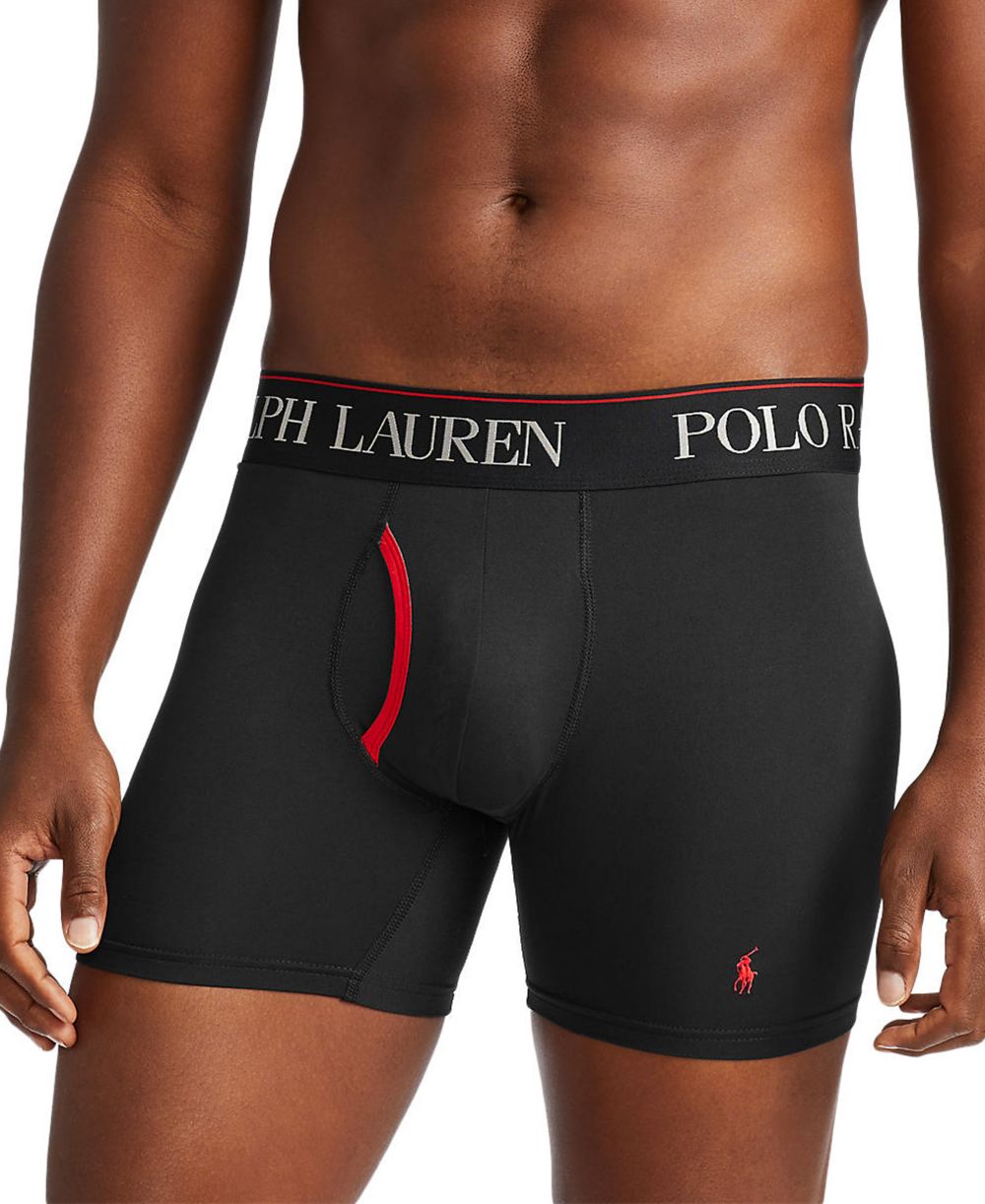 Men's 3-Pack 4-D Flex Cool Microfiber Boxer Briefs