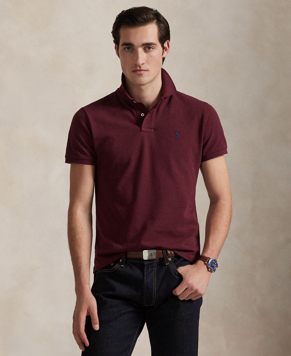 Men's Classic-Fit Mesh Polo Shirt