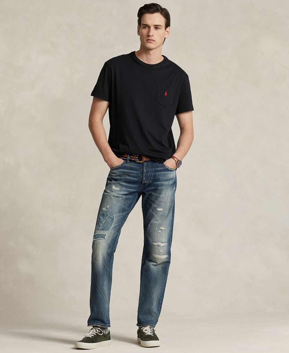 Men's Classic-Fit Crewneck Pocket T-Shirt