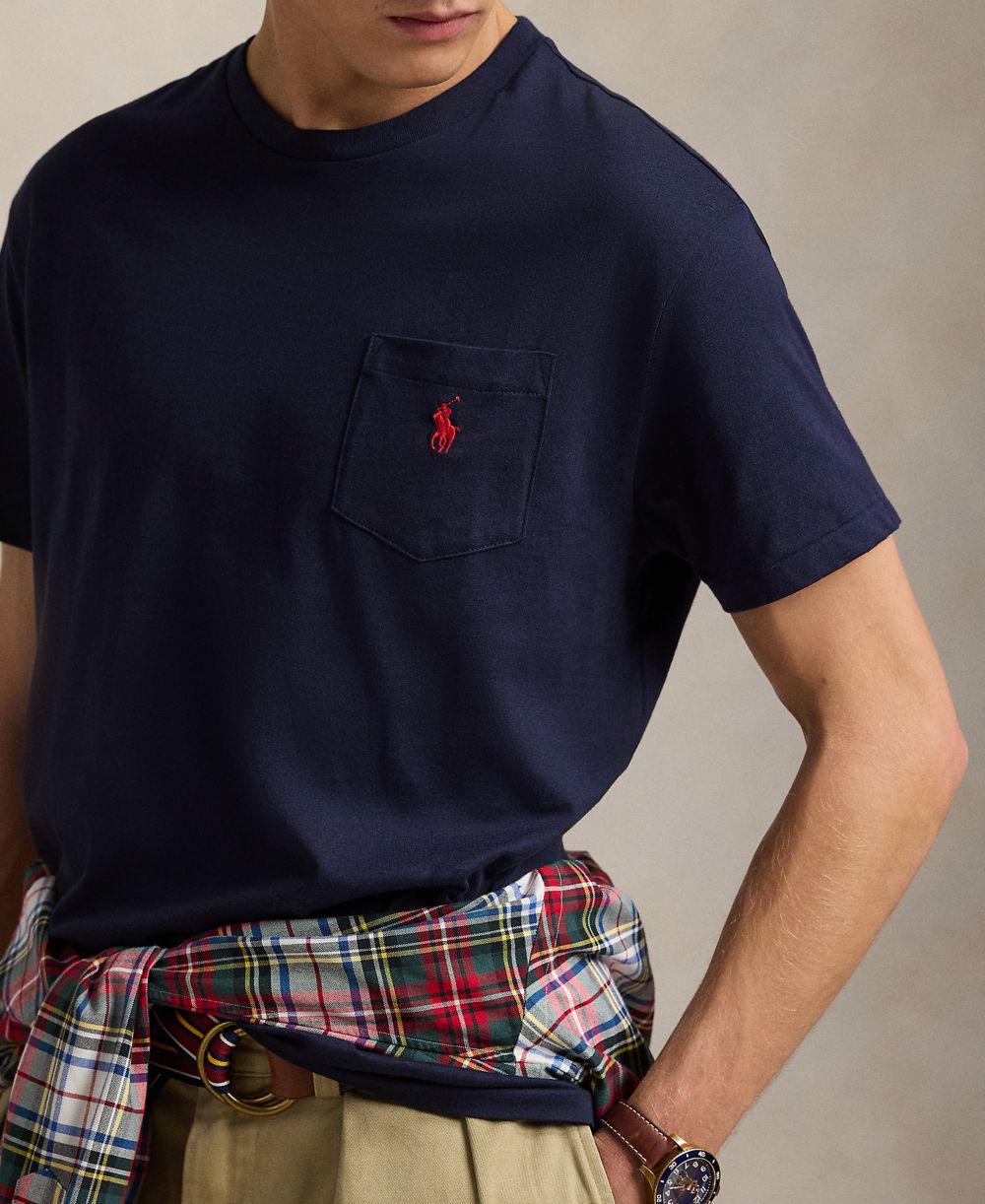 Men's Classic-Fit Crewneck Pocket T-Shirt