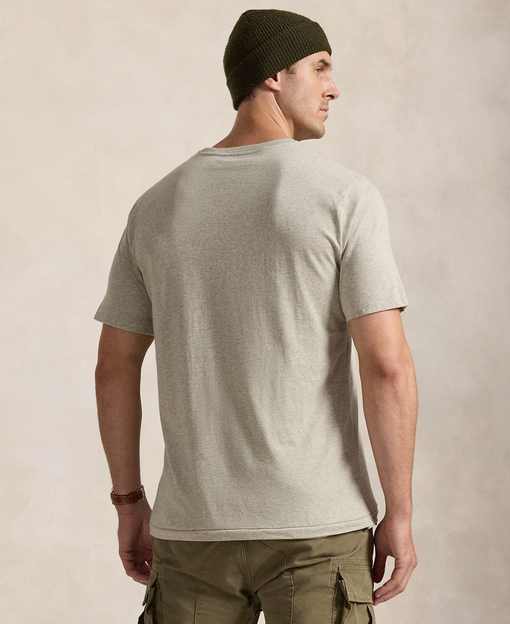Men's Big & Tall Crew-Neck Pocket T-Shirt
