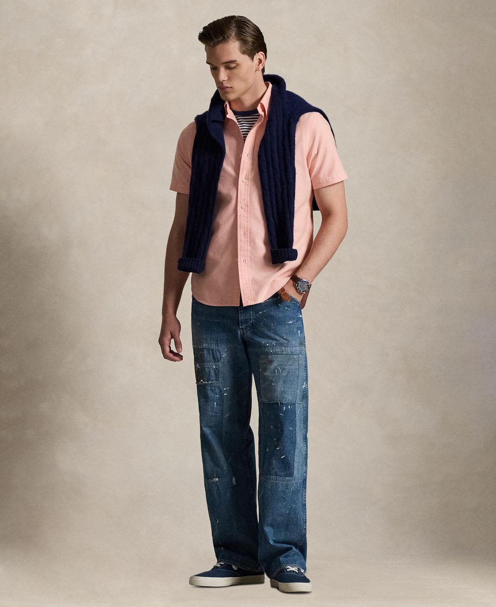 Men's Classic-Fit Short-Sleeve Oxford Shirt