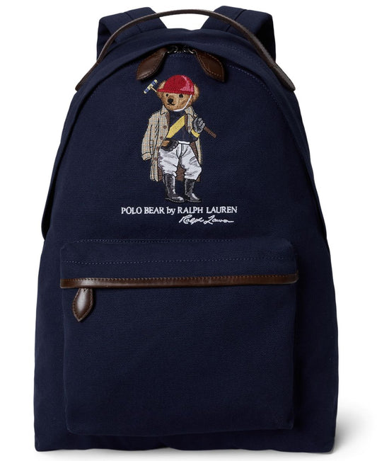 Men's Polo Bear Canvas Backpack