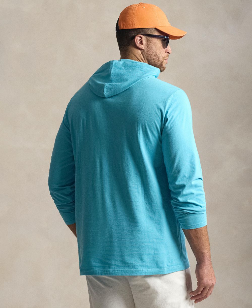 Men's Big & Tall Long-Sleeve Hooded T-Shirt