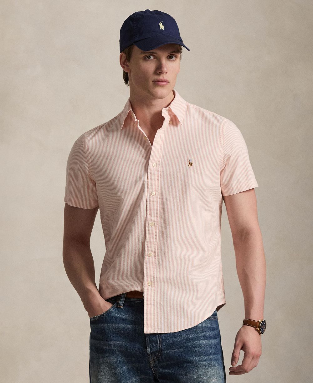 Men's Classic-Fit Short-Sleeve Oxford Shirt