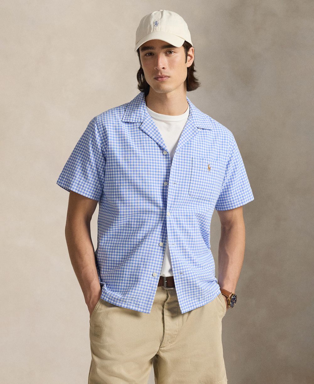 Men's Classic-Fit Short-Sleeve Oxford Shirt