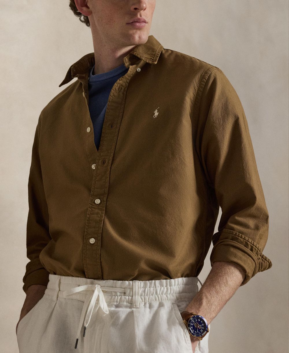 Men's Garment-Dyed Oxford Shirt