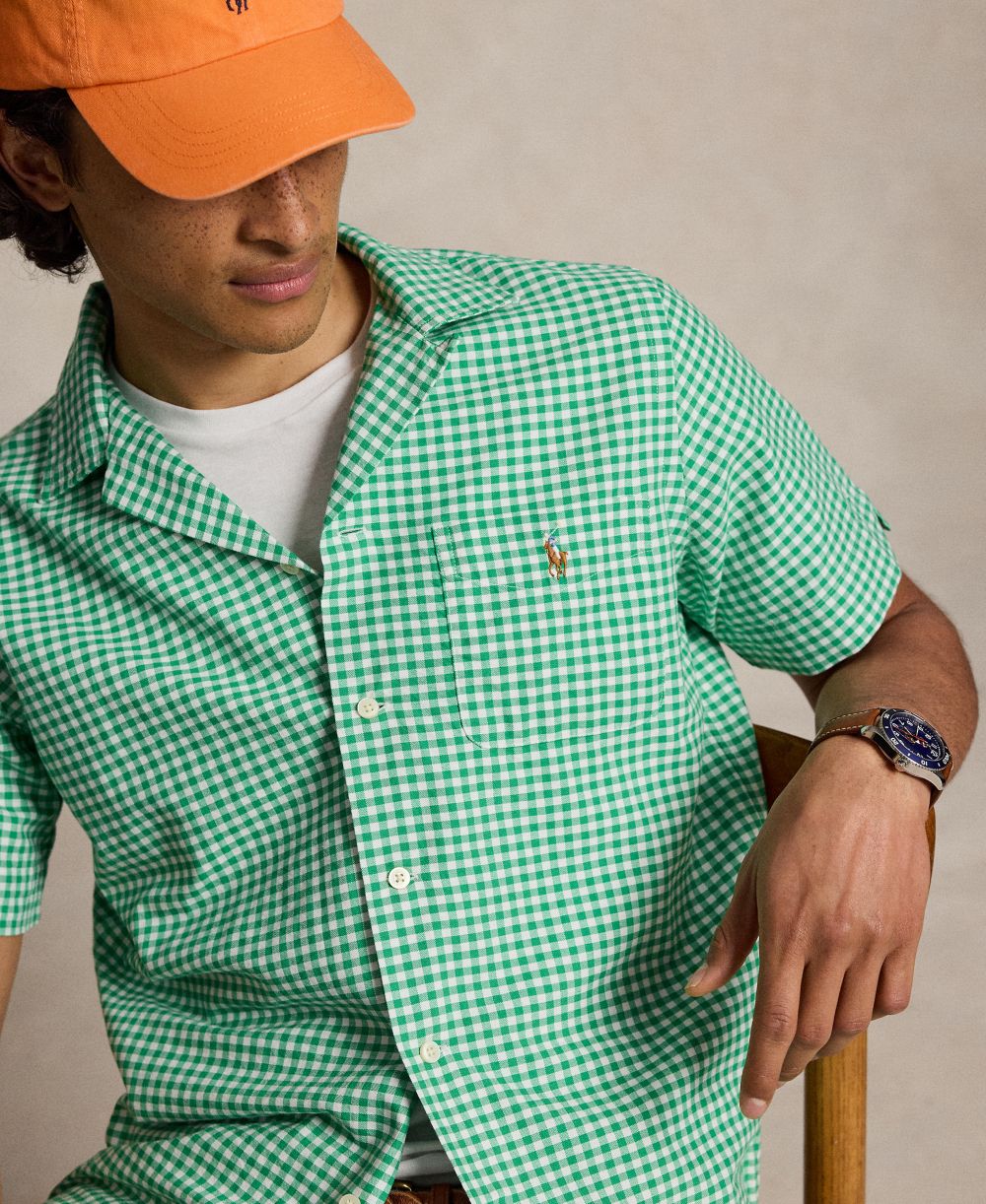 Men's Classic-Fit Short-Sleeve Oxford Shirt