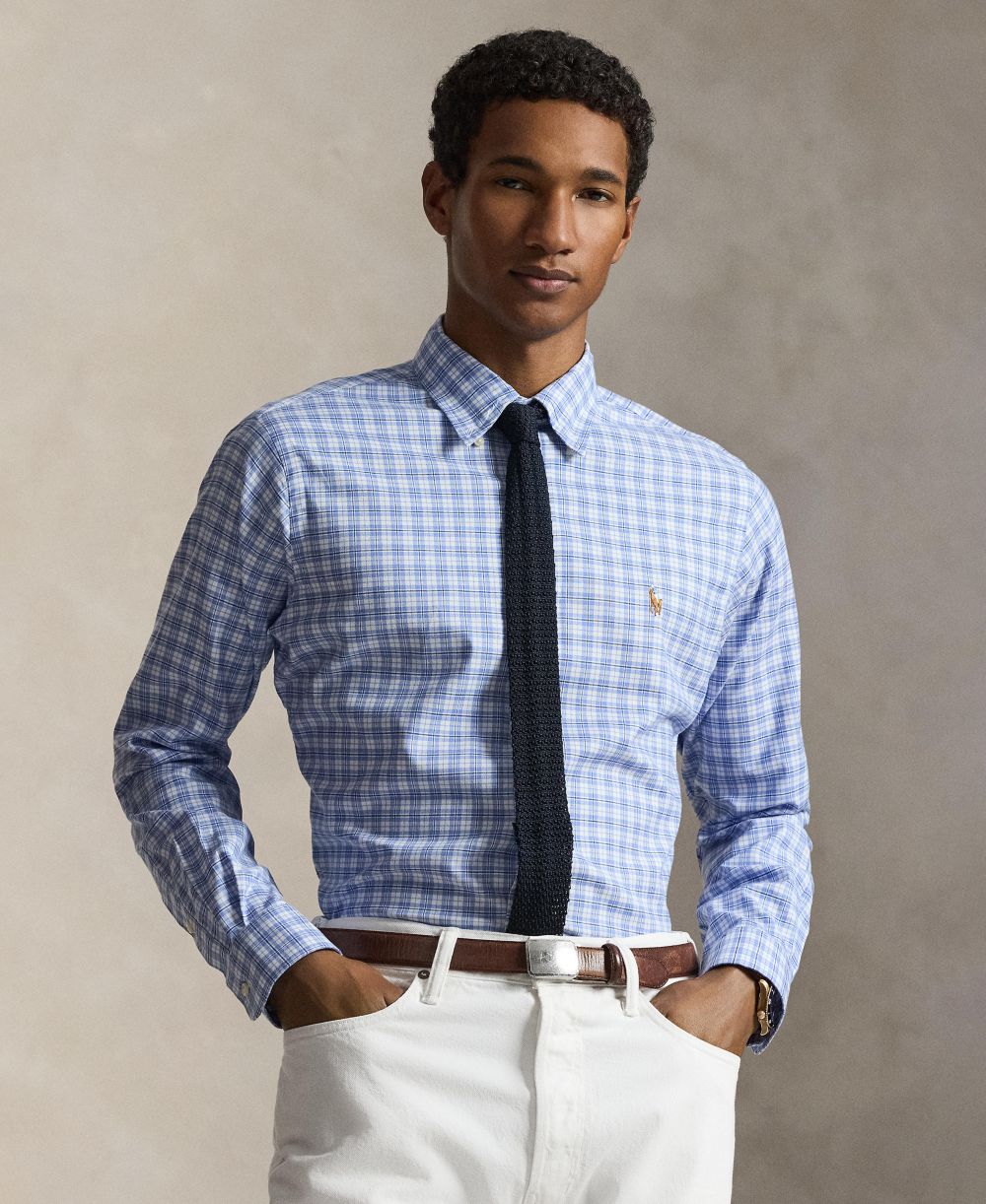 Men's Classic-Fit Performance Oxford Shirt