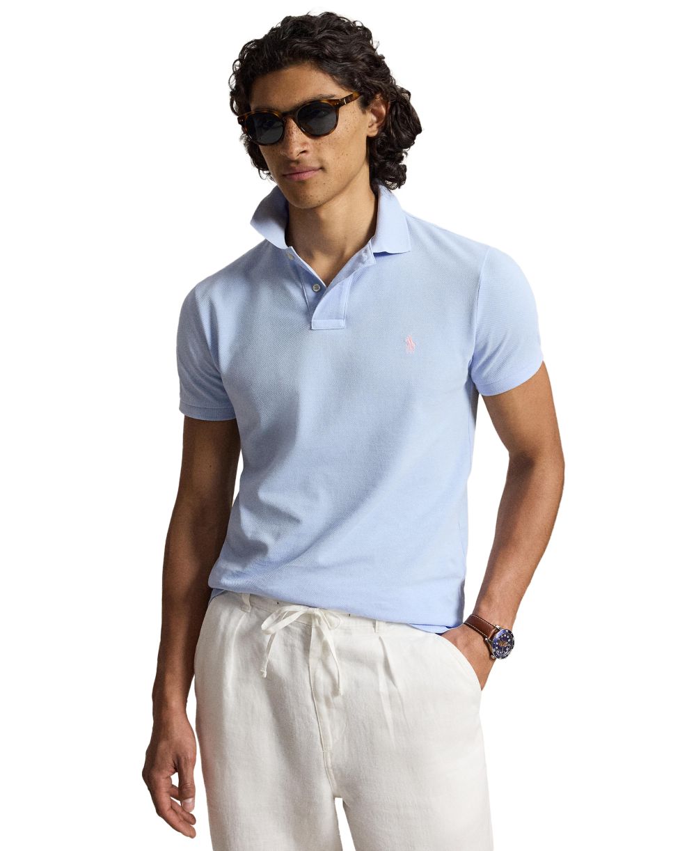 Men's Classic-Fit Mesh Polo Shirt