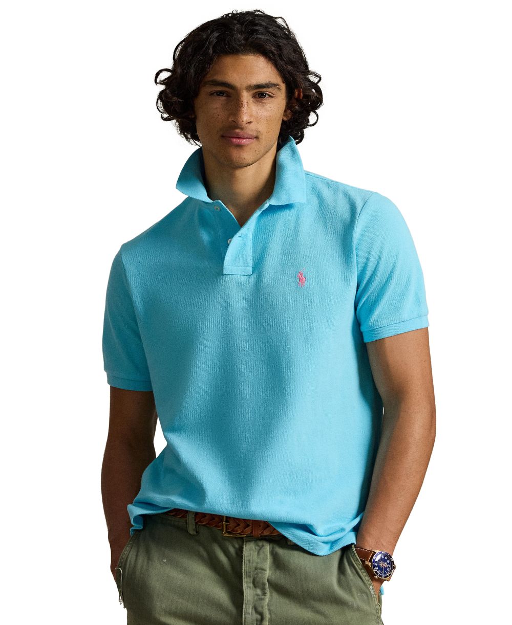 Men's Classic-Fit Mesh Polo Shirt